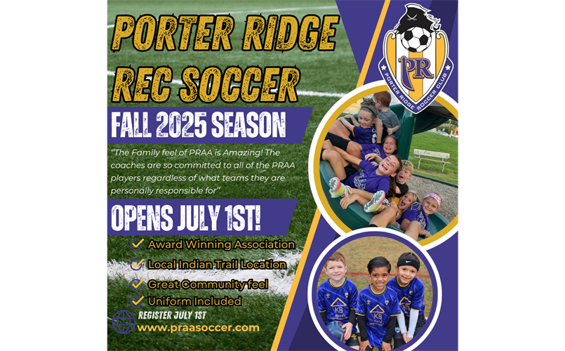 Rec Soccer Registration Open Now!